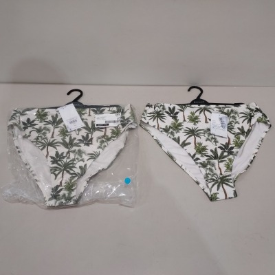 23 X BRAND NEW PEPE JEANS WAREHOUSE TROPICAL BIKINI BOTTOMS - ALL IN VARIOUS SIZES - PICK LOOSE