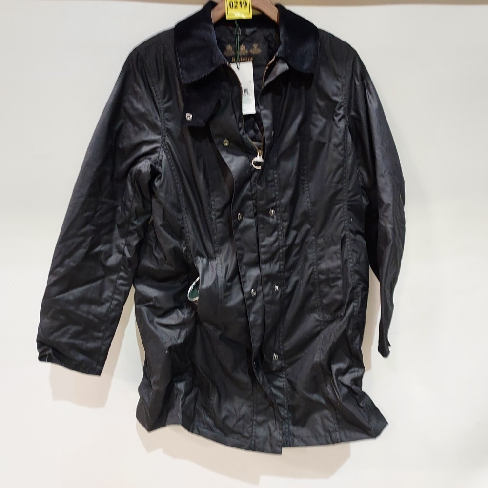 1 X BRAND NEW BARBOUR BELSAY WAX JACKET SIZE 14 - WITH TAGS - 1X ...