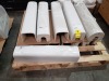 12 X NEW PEDASTAL LOT TO INCLUDE 11 XTWYFORD ENERGY, 1 IDEAL STANDARD PEDASTAL FOR 50CM ROUND BASIN