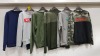 6 X BRAND NEW MIXED LOT CONTAINING DIESEL CREW NECK JUMPER - NAPAPIJRI CREW NECK JUMPER SIZE LARGE- BENCH CREW NECK JUMPER - LYLE AND SCOTT CREW NECK JUMPER SIZE MEDIUM ETC