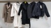 8 X BRAND NEW MIXED LOT CONTAINING FOREVER NEW LONG JACKET - M&S LONG JACKET - CARHARTT FLEECE - ASOS LONG BLAZER JACKET ETC IN VARIOUS SIZES