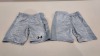 28 X BRAND NEW UNDER ARMOUR GREY SHORTS SIZE - YOUTH S/M