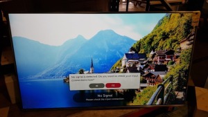 1 X LG 55 INCH TV - MODEL-55UJ701V/ZC -WITH REMOTE