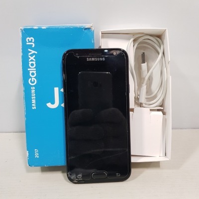 3 X SAMSUNG GALAXY J3 BOXED WITH CHARGERS- WIPED