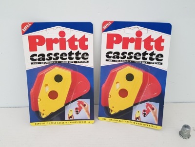 1000+ X BRAND NEW PRITT CASSETTE ADHESIVE REELS