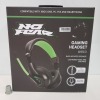 32 X BRAND NEW NO FEAR CUSHIONED BASS BOOSTED GAMING HEADPHONES WITH MIC - (360 SOUND ABSORPTION) 1.4 METER CABLE LENGTH - IN 2 BOXES