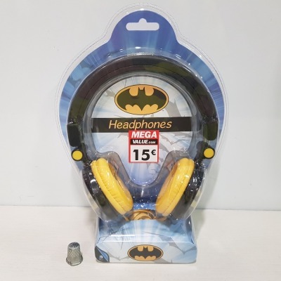 26 X BRAND NEW BATMAN CUSHIONED HEADPHONES