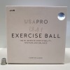 24 X BRAND NEW USA PRO EXERCISE BALL SIZE 55CM WITH PUMP INCLUDED - IN 2 BOXES