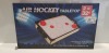 24 X BRAND NEW BOXED AIR HOCKEY TABLE TOP INCLUDES 2X PUCKS AND 2X PADDLES - 48CM X 28CM X 6.8CM - IN 4 BOXES