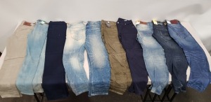 10 X BRAND NEW G-STAR JEANS IN VARIOUS STYLES AND SIZES