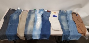 10 X BRAND NEW G-STAR JEANS IN VARIOUS STYLES AND SIZES