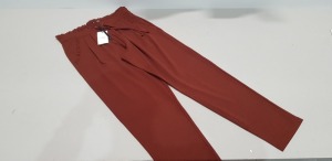 40 X BRAND NEW JACQUELINE DE YONG SMOKE PAPRIKA CATIA NOOS PANTS - SIZE LARGE