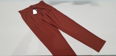 40 X BRAND NEW JACQUELINE DE YONG SMOKE PAPRIKA CATIA NOOS PANTS - SIZE SMALL