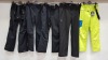 5 X BRAND NEW MIXED SKI / WINTER PANTS TO INCLUDE NEVICA AND DARE 2 BE IN SIZES SMALL MEDIUM LARGE AND XXL