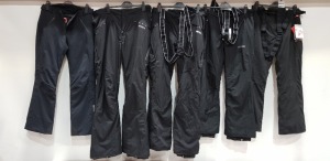 5 X BRAND NEW MIXED SKI / WINTER PANTS TO INCLUDE COLMAR AND NEVICA IN SIZES MEDIUM, LARGE, XL AND XXL