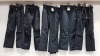 5 X BRAND NEW MIXED SKI / WINTER PANTS TO INCLUDE CAMPRIO AND NEVICA IN SIZES XXS, SMALL AND MEDIUM