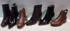 18 PIECE BRAND NEW MIXED SHOE LOT TO INCLUDE TOPSHOP BELIZE BURGUNDY BOOTS, TOPSHOP MACI BLACK HEELS AND DOROTHY PERKINS HANGING ANKLE BOOTS - ALL IN VARIOUS SIZES