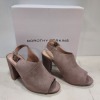 16 X BRAND NEW DOROTHY PERKINS SAVO TAUPE HEELED SANDALS - SIZE UK 4 - (RRP £28.00pp)