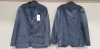 9 X BRAND NEW BURTONS BLUE JASPER CHECK SLIM FIT BLAZERS - IN VARIOUS SIZES