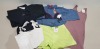 25 X BRAND NEW MIXED CLOTHING LOT TO INCLUDE TOMMY HILFIGER BRAS - RUTH LANGSWORTH BLAZERS - NEW LOOK DENIM SHORTS - NEW LOOK VESTS - MAGISCULPT BRA - ASOS SHOES - CURVY KATE BRA - MISSGUIDED KNIT DRESSES ETC - ALL IN VARIOUS SIZES