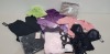 25 X BRAND NEW MIXED CLOTHING LOT TO INCLUDE LOVE HONEY BODY SUIT - BOOHOO TROUSERS - H&M PANTS - JAYLEY FAUX FUR HAT - TOPSHOP T-SHIRTS - TOPSHOP TOPS - BRAVE SOUL FLEECES AND MISSGUIDED FAUX LEATHER SKIRTS ETC - ALL IN VARIOUS SIZES