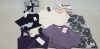 25 X BRAND NEW MIXED CLOTHING LOT TO INCLUDE GANT KNITTED SWEATSHIRTS - BOOHOO DRESSES - BOOHOO KNITTED CARDIGANS - I SAW IT FIRST CREWNECK JUMPERS - BOOHOO SHIRT-DRESSES ETC - ALL IN VARIOUS SIZES