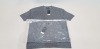 39 X BRAND NEW BURTON MENSWEAR COTTON RICH CHARCOAL STRETCH T-SHIRTS ( ALL IN SIZE XS ) TOTAL RRP £ 624.00