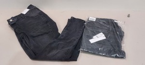 10 X BRAND NEW TOPSHOP JAMIE HIGH WAISTED SKINNY GREY JEANS - SIZE UK 8 (W26 X L32) - RRP £40.00pp