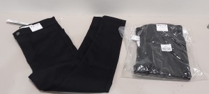 10 X BRAND NEW TOPSHOP PURE BLACK JONI JEANS - IN SIZE UK 12 (W30 X L30) - RRP £45.00pp