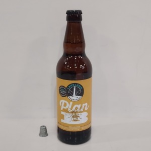 120 X BRAND NEW 500ML BOTTLES OF LAKELAND BREWHOUSE PLAN B PALE ALE / BEER IN 10 PACKS - BBE NOV 2023