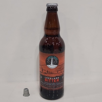 120 X BRAND NEW 500ML BOTTLES OF LAKELAND BREWHOUSE BITTER IN 10 PACKS - BBE DEC 2023