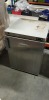 2 X PIECE MIXED FREEZER LOT TO INCLUDE LARGE FRIGIDAIRE FREEZER 150 X 60 X 87 CM 1X LEC ESSENCHILL FRIDGE FREEZER 60 X 60 X 85CM - 2