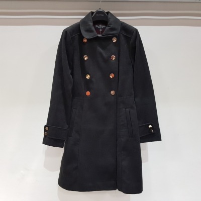 14 X BRAND NEW MISS SELFRIDGE BLACK BUTTONED COAT - SIZE UK 10 - RRP £59.00pp