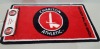 360 X BRAND NEW CHARLTON ATHLETICS OFFICIAL RUG ( 50 CM X 80 CM ) - 1 FULL BAY