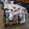 APPROX 150 PART ROLLS OF FABRICS IN ASSORTED STYLES & COLOURS