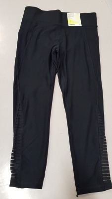 72 X BRAND NEW GEORGE BLACK ULTIMATE CROP LEGGINGS - SIZE UK 8 - 10 - RRP £10.00 PAIR - TOTAL £720