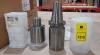 2 PIECE MBM SWISS MADE FNE BORING HEAD ( QIAE0000) - 252.940.100 / ARBOR HARDENED ALLOY STEEL CNC MILLING TOOL HOLDER