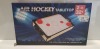 24 X BRAND NEW BOXED AIR HOCKEY TABLE TOP 48CM X 28CM X 6.8CM INCLUDES 2 X PUCKS AND 2 X PADDLES - IN 4 BOXES