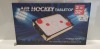 24 X BRAND NEW BOXED AIR HOCKEY TABLE TOP 48CM X 28CM X 6.8CM INCLUDES 2 X PUCKS AND 2 X PADDLES - IN 4 BOXES