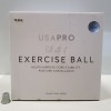 24 X BRAND NEW USA PRO EXERCISE BALL SIZE 65CM WITH PUMP INCLUDED - IN 2 BOXES