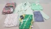 50 X BRAND NEW MIXED CLOTHING LOT CONTAINING -ATTENTIF BLAZER - ROMY LACE DRESS - TOXIK DENIM JEANS - LOS ANGELES TURTLE NECK JUMPER - LUCY WANG DRESS ETC IN VARIOUS SIZES IN 2 TRAYS