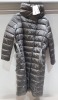 15 X BRAND NEW ZAC & ZOE LONG PUFFER COATS IN GREY SIZES XL -XXL