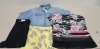 50 X BRAND NEW MIXED CLOTHING LOT TO INCLUDE SUSIE SLIM LEG DENIM JEANS - GEORGE CROP LEGGINGS - BONMARCHE BLOUSE - GAP DENIM SHIRT - RIVER ISLAND SHORTS - MISS SELFRIDGE DRESS IN 2 TRAYS