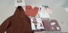 25 X BRAND NEW MIXED CLOTHING LOT CONTAINING -NAKD KNITTED SWEATER - H & M PANTS - HANDBAG - GAP T-SHIRT - HONOR MILBURN JUMPERS - TOPSHOP OPEN BUST TOP- ETC IN VARIOUS SIZES IN 1 TRAY