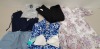 25 X BRAND NEW MIXED CLOTHING LOT CONTAINING BOOHOO HOODIES - BOOHOO KNITTED POLO SHIRT - JADED ROSE DRESS - ZARA DRESS - ASOS JOGGERS AND ASOS SHORTS ETC IN VARIOUS SIZESS IN 1 TRAY