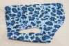 100 X BRAND NEW DOG T-SHIRTS WITH BLUE LEOPARD PRINT - IN SIZES SMALL-MEDIUM AND LARGE