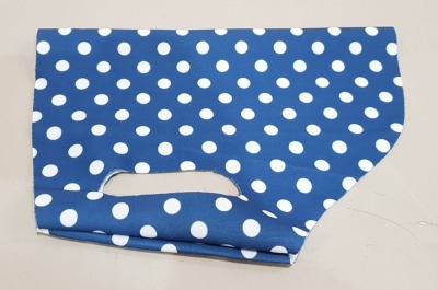 100 X BRAND NEW DOG T-SHIRTS WITH BLUE TIGER PRINT - IN SIZES SMALL-MEDIUM AND LARGE