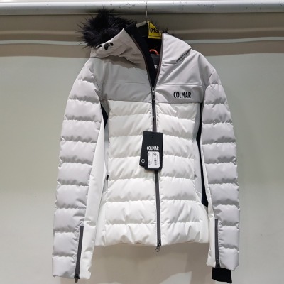 1 X BRAND NEW COLMAR SKI JACKET IN WHITE SIZE SMALL (42) RRP £400.00