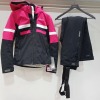 1 X BRAND NEW NEVICA MERIBEL SKI SET (JACKET AND PANTS) IN PINK AND BLACK, SIZE SMALL (10) RRP £219.99