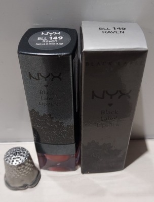 82 X BRAND NEW NYX BLACK LABEL LIPSTICK -ALL 149 RAVEN - PICK LOOSE